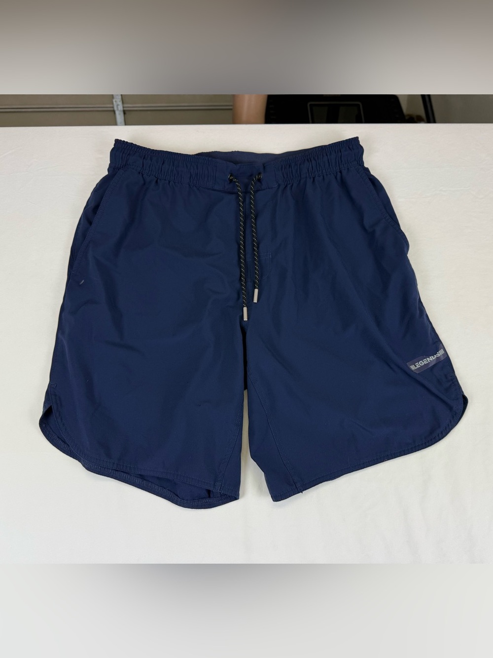 Legends Luka Men's Navy Performance Athletic Shorts with Drawstring